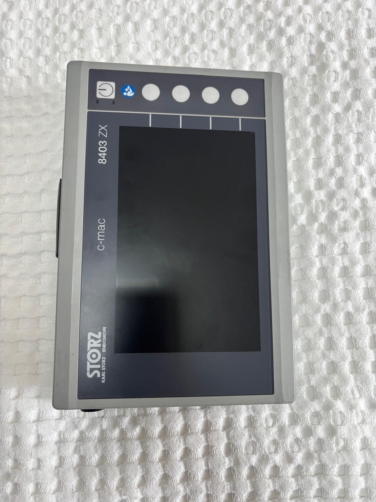 KARL STORZ C-MAC 8403 ZX VIDEO LARYNGOSCOPE MONITOR CLEAN WORKING
