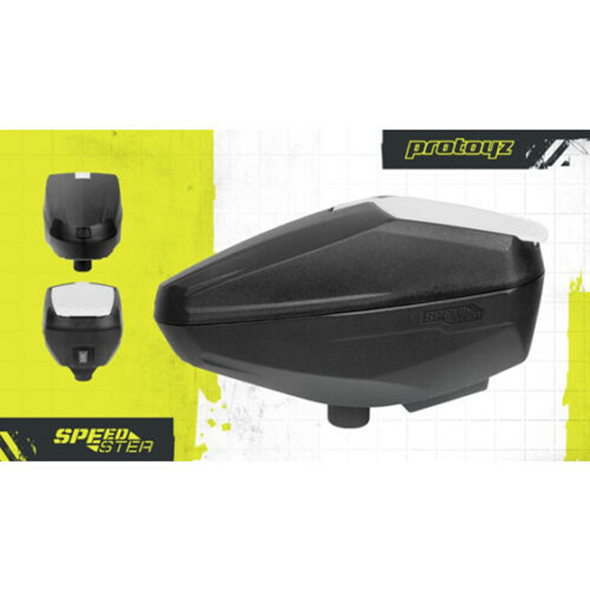 Planet Eclipse Protoyz Speedster Paintball Loader Hopper - Black