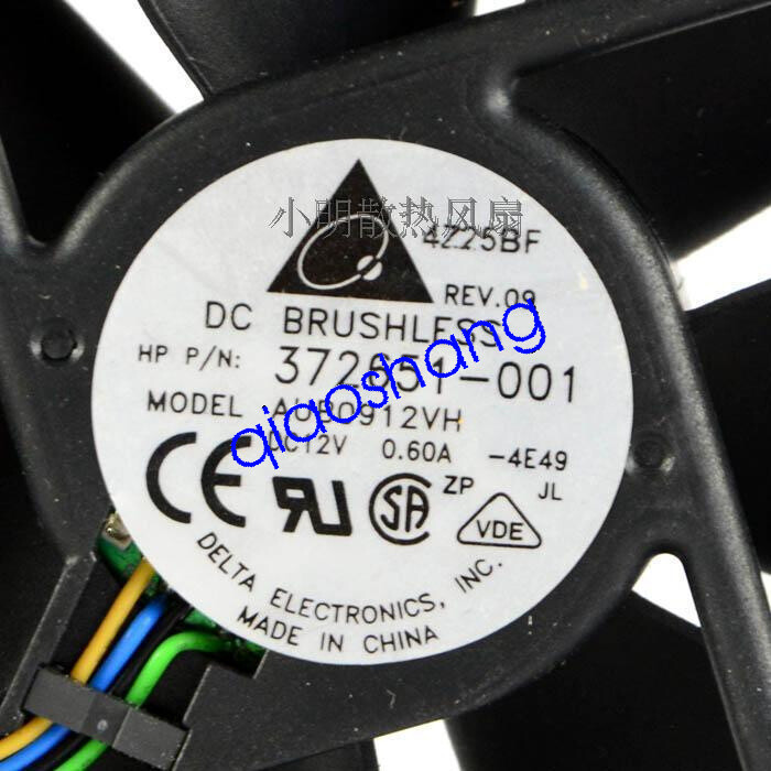 1PC Delta AUB0912VH 12V 0.6A 9CM Fan New