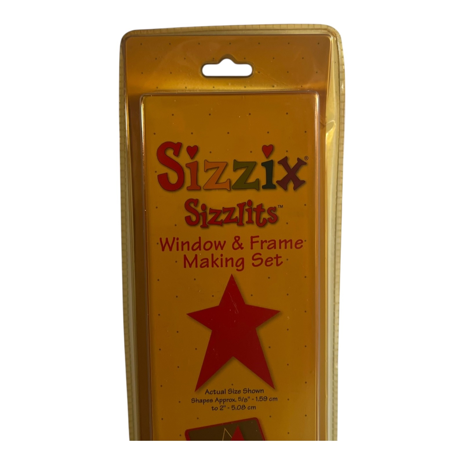 Sizzix Sizzlits Window & Frame Making Set 35 Dies Storage Case New