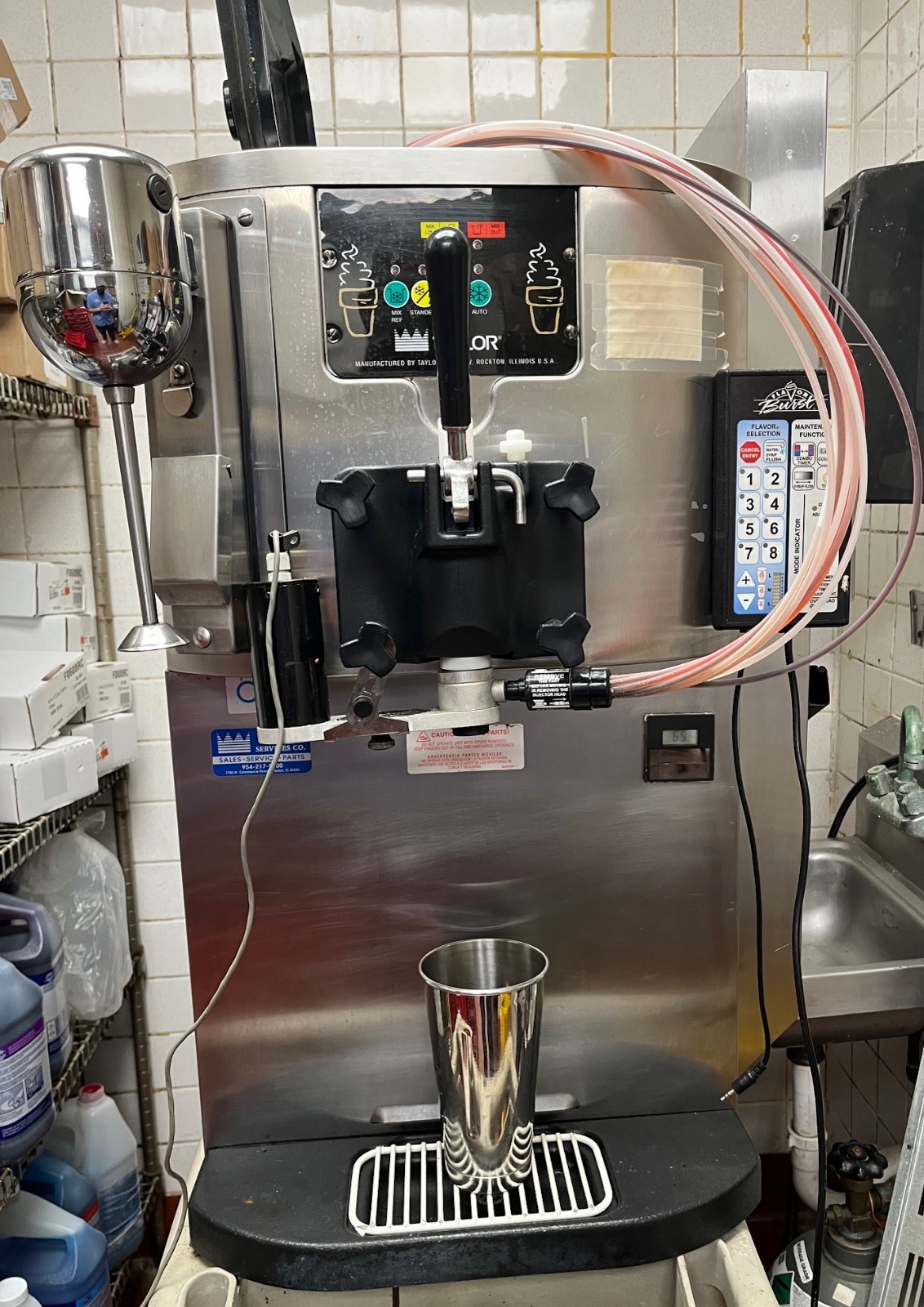Taylor C707-27 Flavor Burst Soft Serve Ice Cream Machine