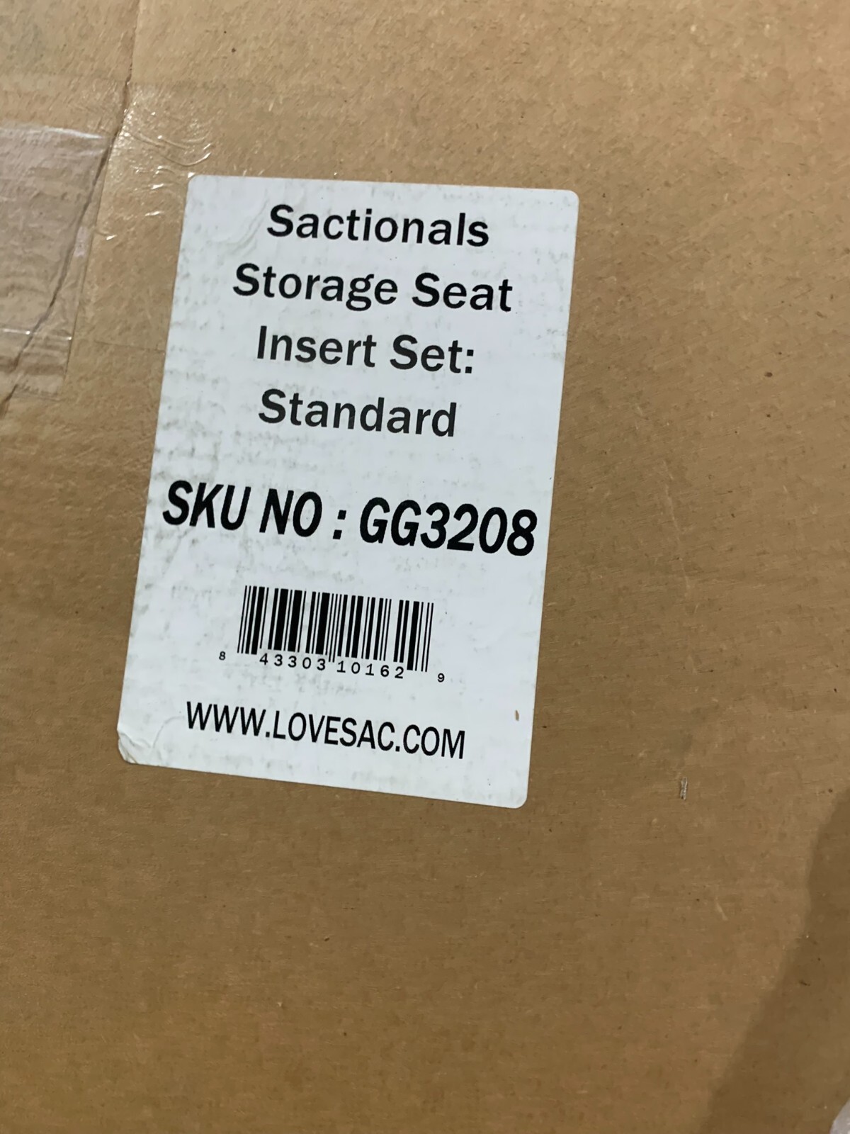 16 pc. Lovesoft Sactional Set w/ 1 Storage seat