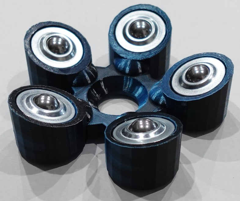 Bowling Ball Spinner Cup - Phantom Blue (Blue and Black)