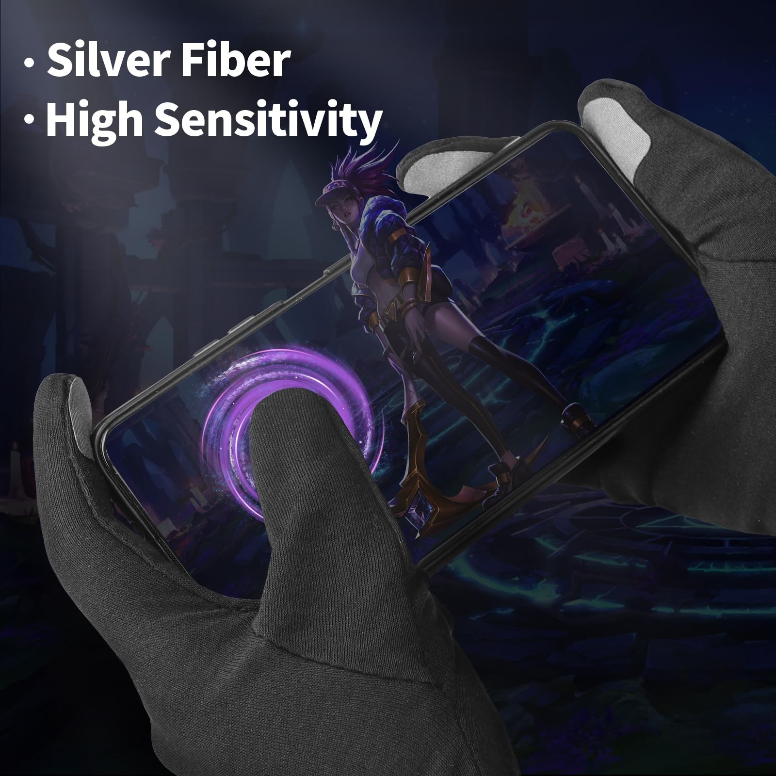 Ultra-Thin Touch Screen Stickers for Gloves, Motorcycle Gloves Touchscreen St...