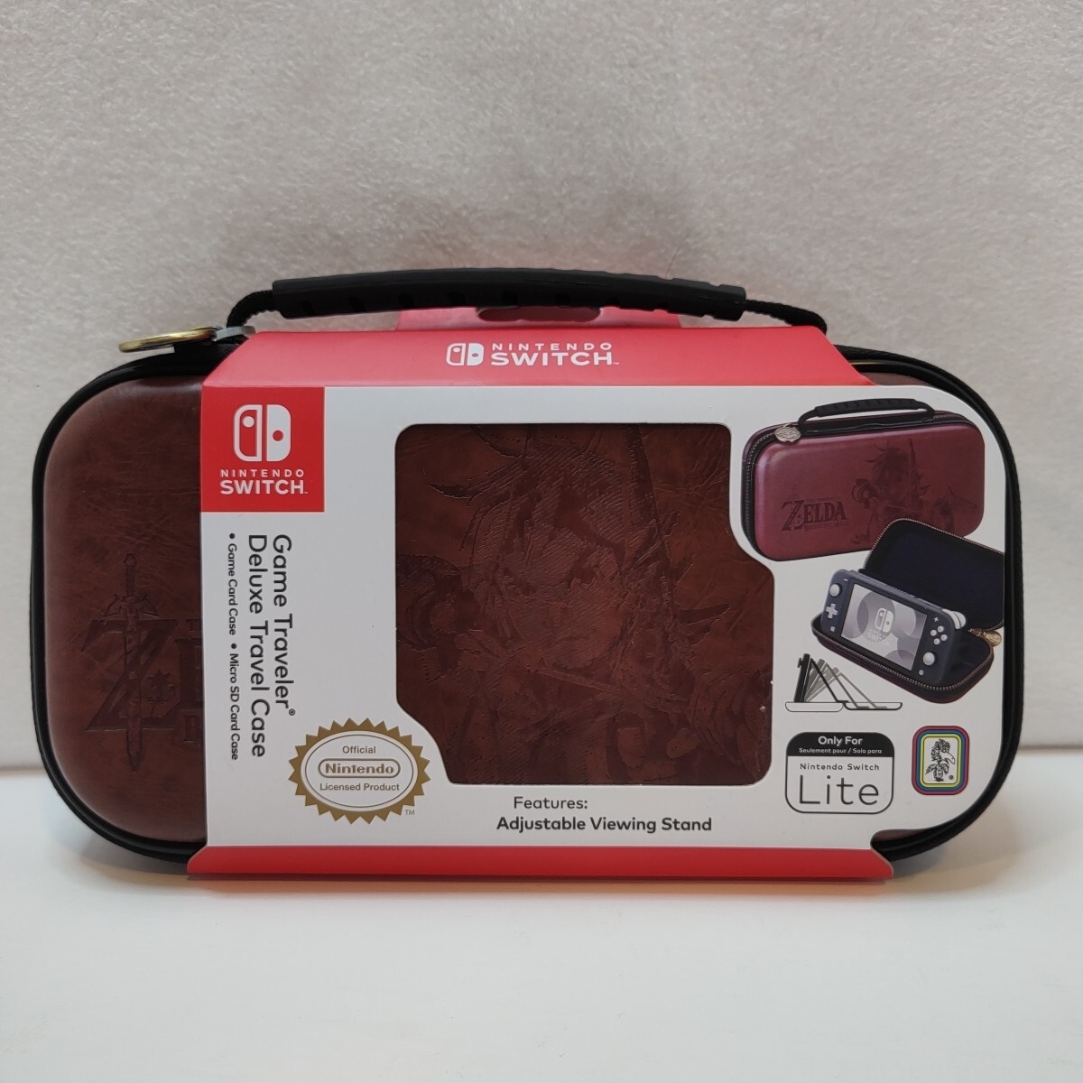 Nintendo Switch Lite Deluxe Leather Travel Case - Legends of Zelda