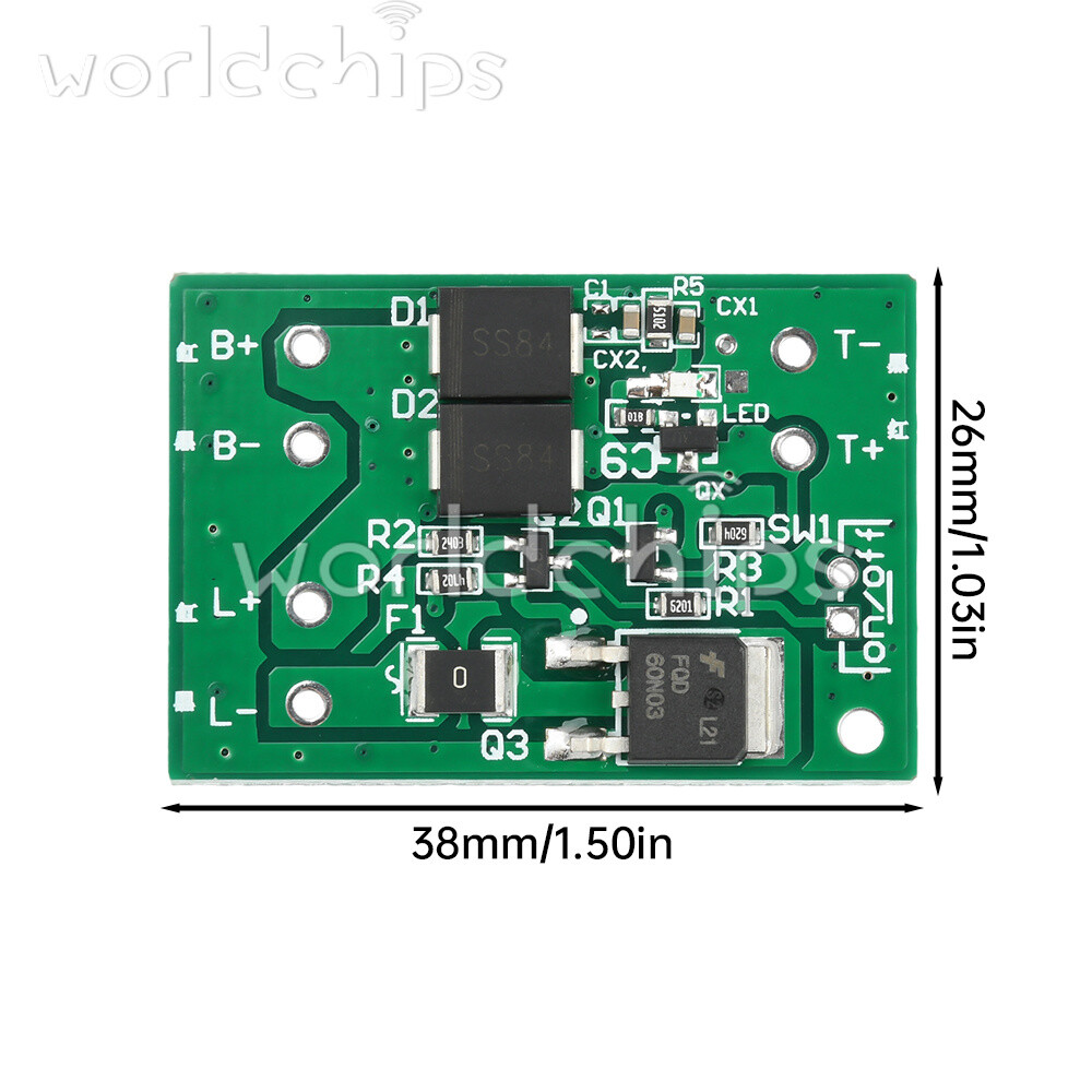 10X 3.2V-15V Solar Light Circuit Control Board Solar Light Controller PCBA Board