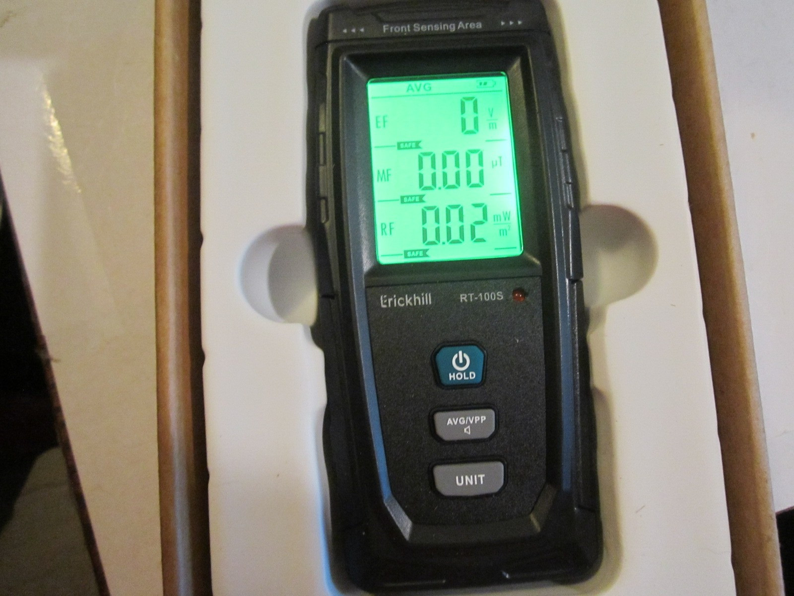 ERICKHILL 3 IN 1 EMF DETECTOR, FIELD RADIATION DETECTOR EF, RF,MF,WIFI,5G SIGNAL