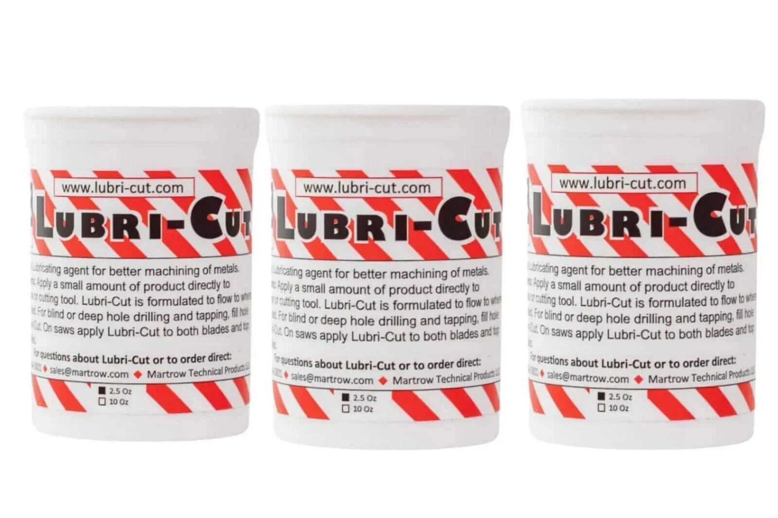 Lubricut 3-Pack  2.5 oz Beeswax Drill & Tap Paste – 2oz Metal Lube – US@