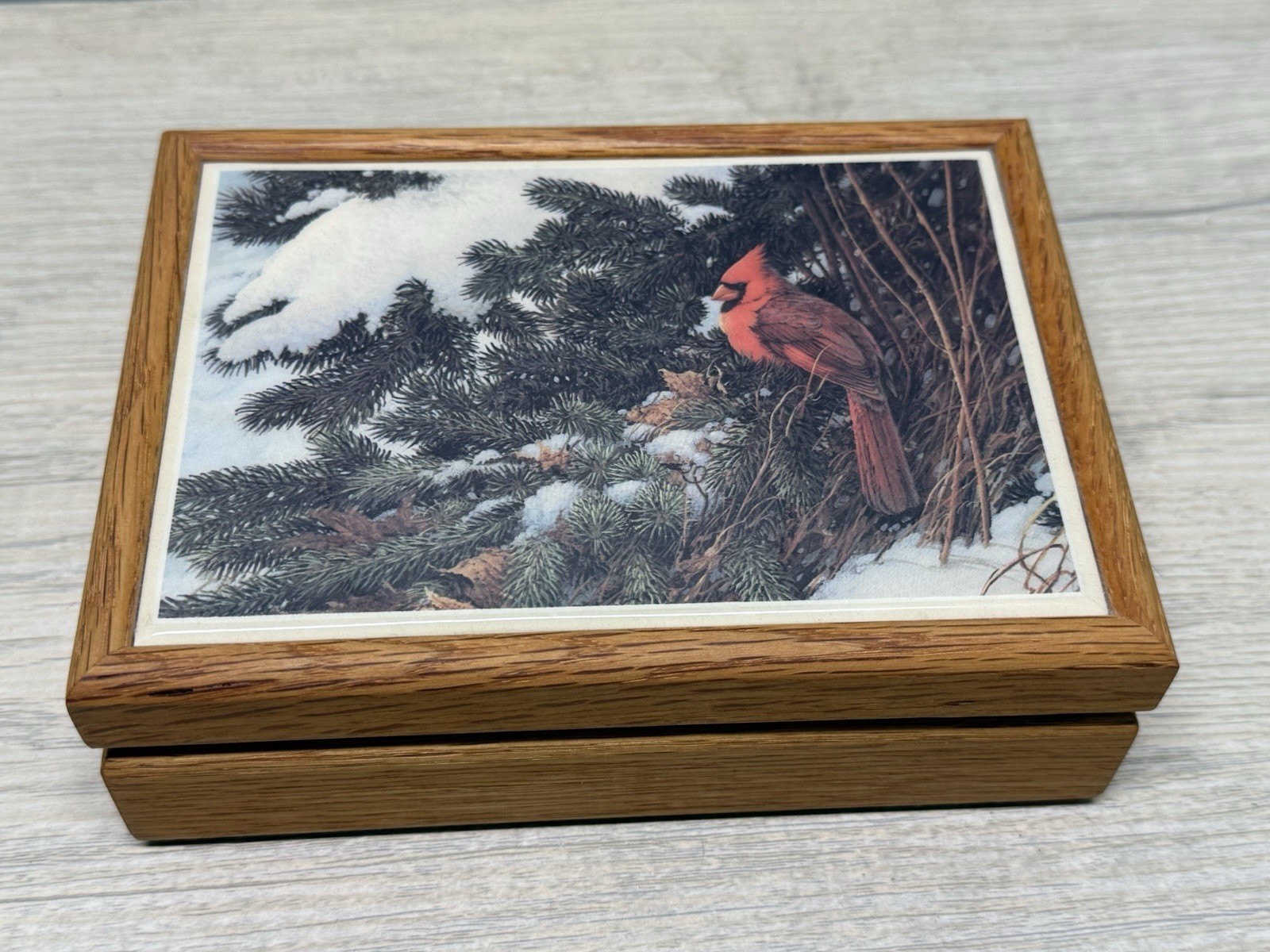 The Hadley Collection Cardinal Jewelry Box