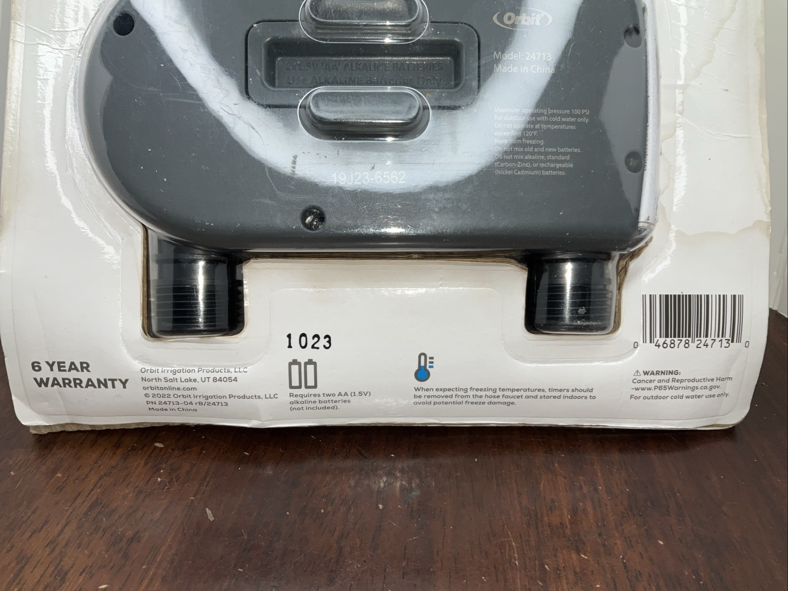 ORBIT 2-OUTLET HOSE FAUCET TIMER MODEL 24713 New