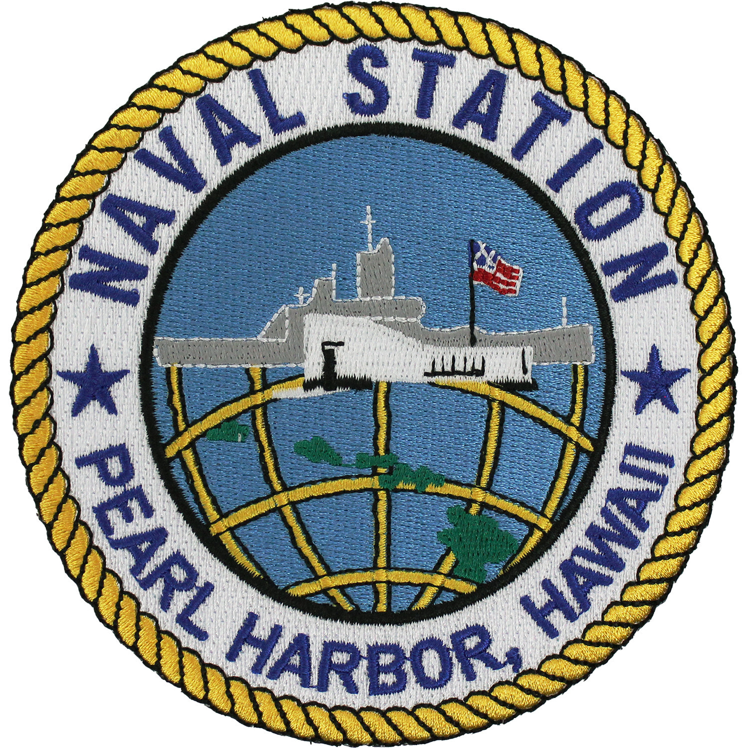 Naval Station Pearl Harbor, Hawaii Patch ( 4" ) P4848