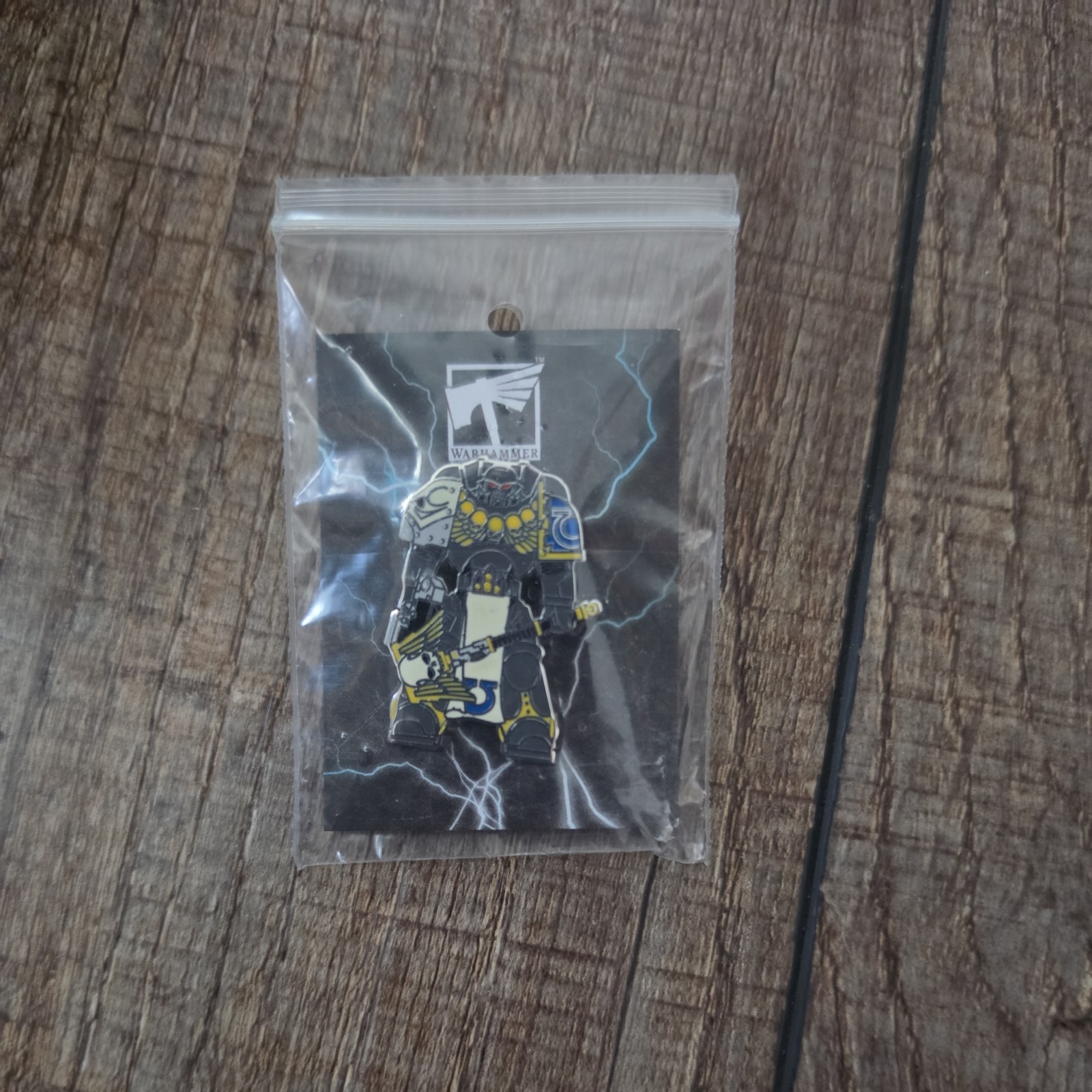 Warhammer 2025 Warhammer Store Anniversary Ultramarines Chaplain Enamel Pin