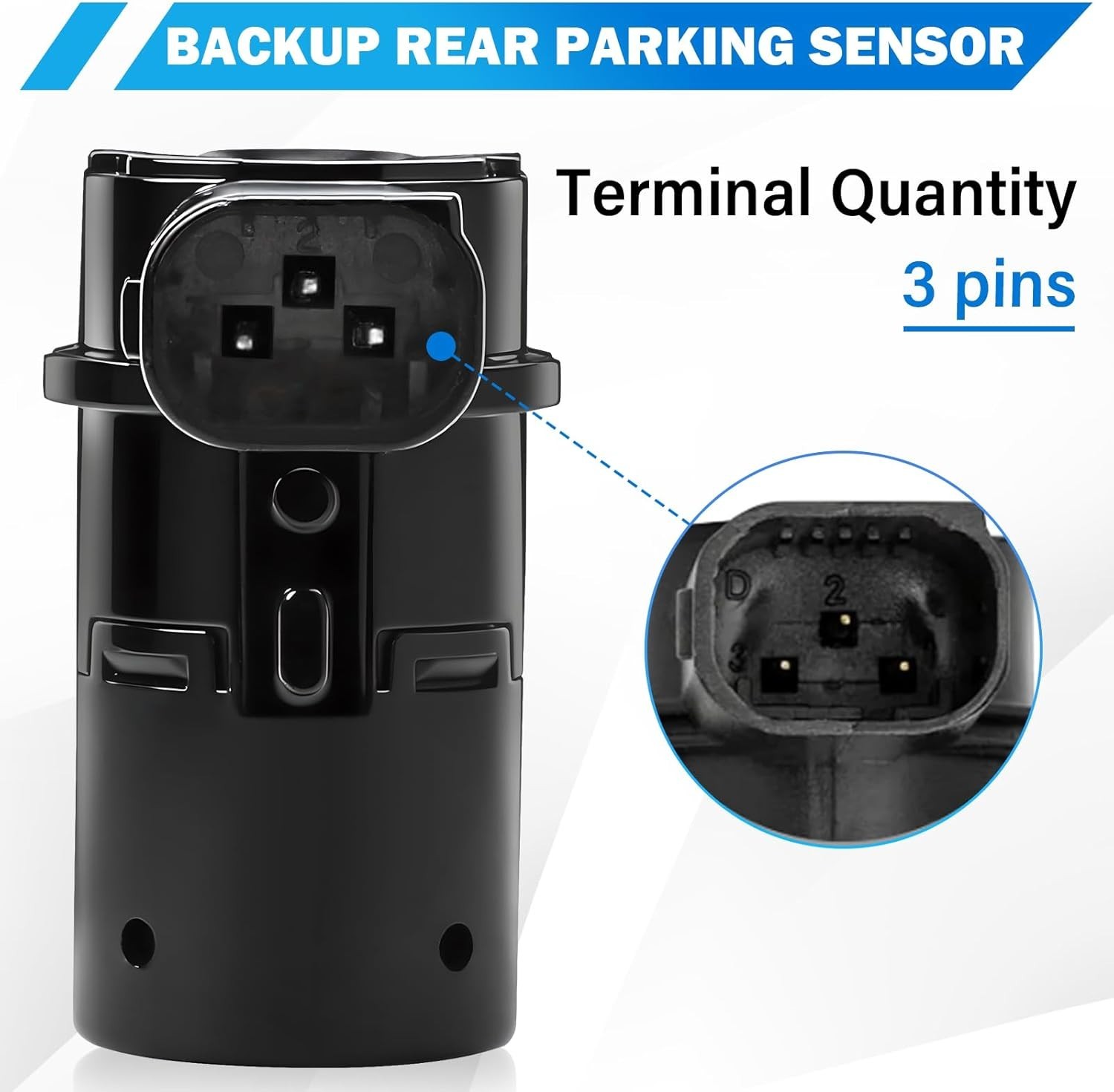 4X Backup & Reverse Sensor Kit, Rear Parking Assist Sensor Compatible with Ford