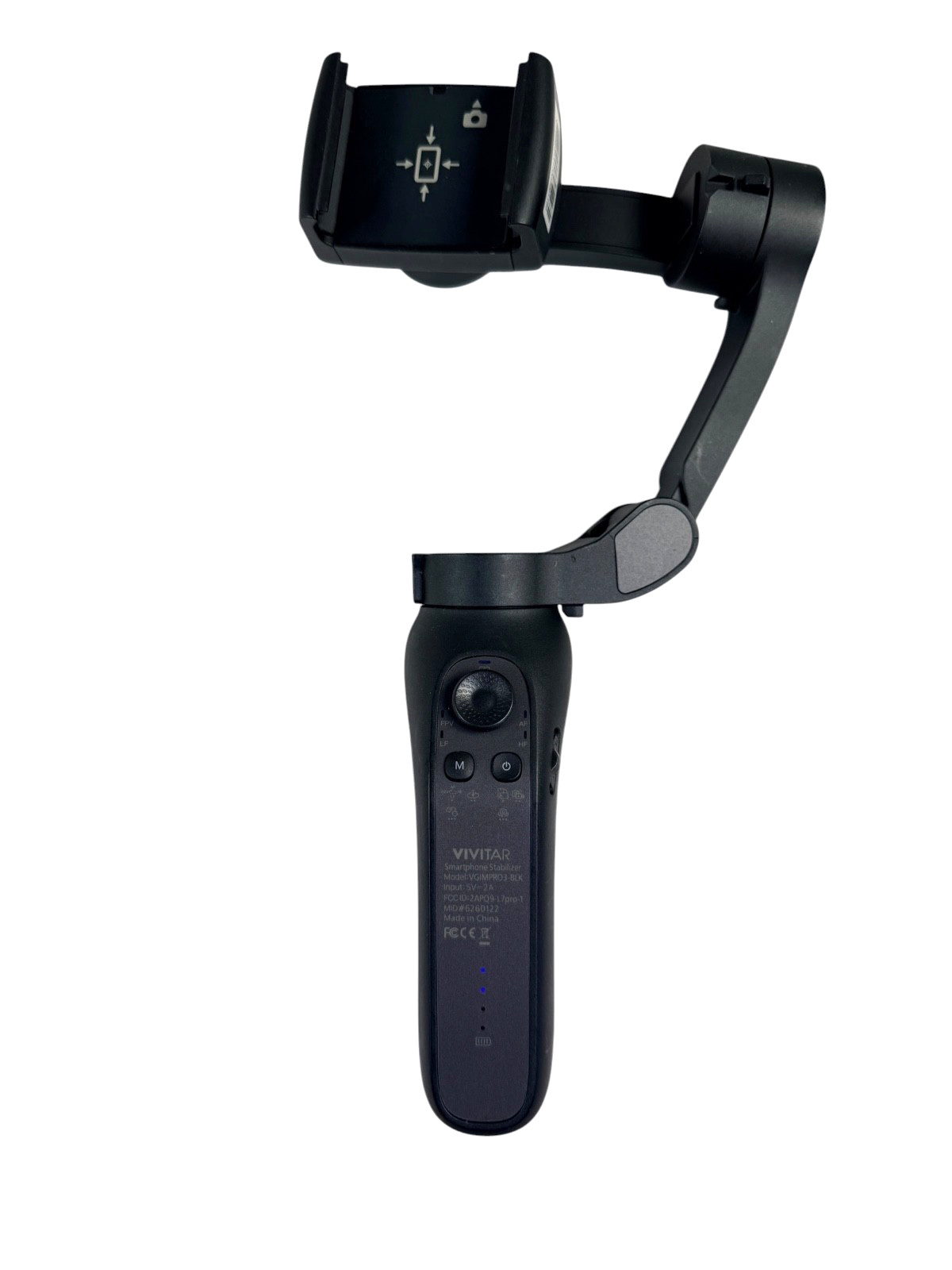 Vivitar Smartphone Stabilizer 3 Axis Pan & Tilt Gimbal App Ran Bluetooth Cell Ph