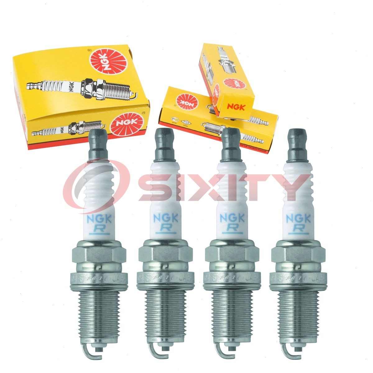 4 pcs NGK Standard Spark Plugs for 1996-2000 Toyota 4Runner 2.7L L4 - Engine zk