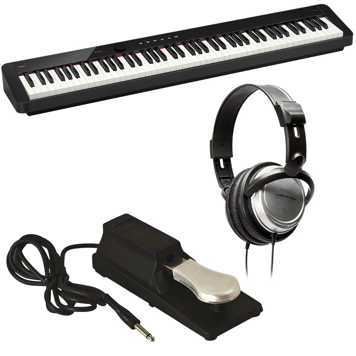 Casio PX-S5000 Digital Piano  - Black BONUS PAK