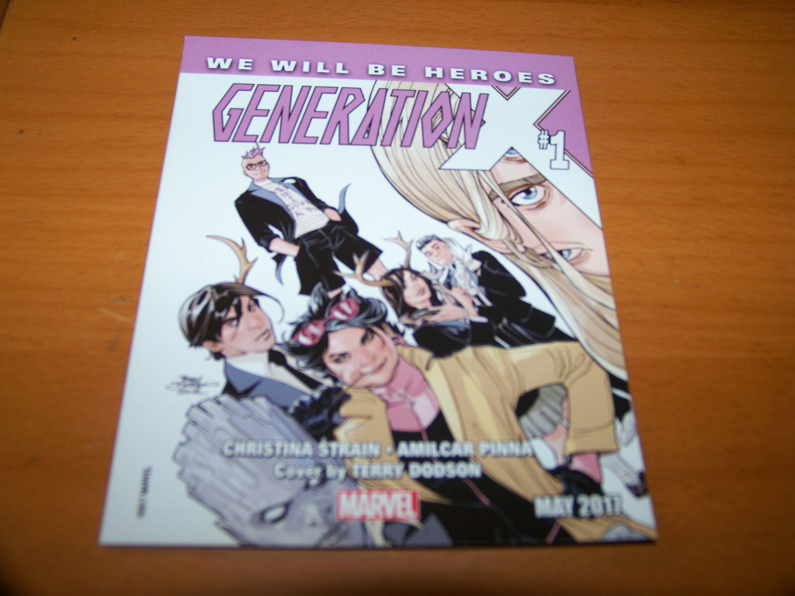 MARVEL COMICS GENERATION X 2017 MARVEL 4.5" X 5.5" #1 PROMO CARD