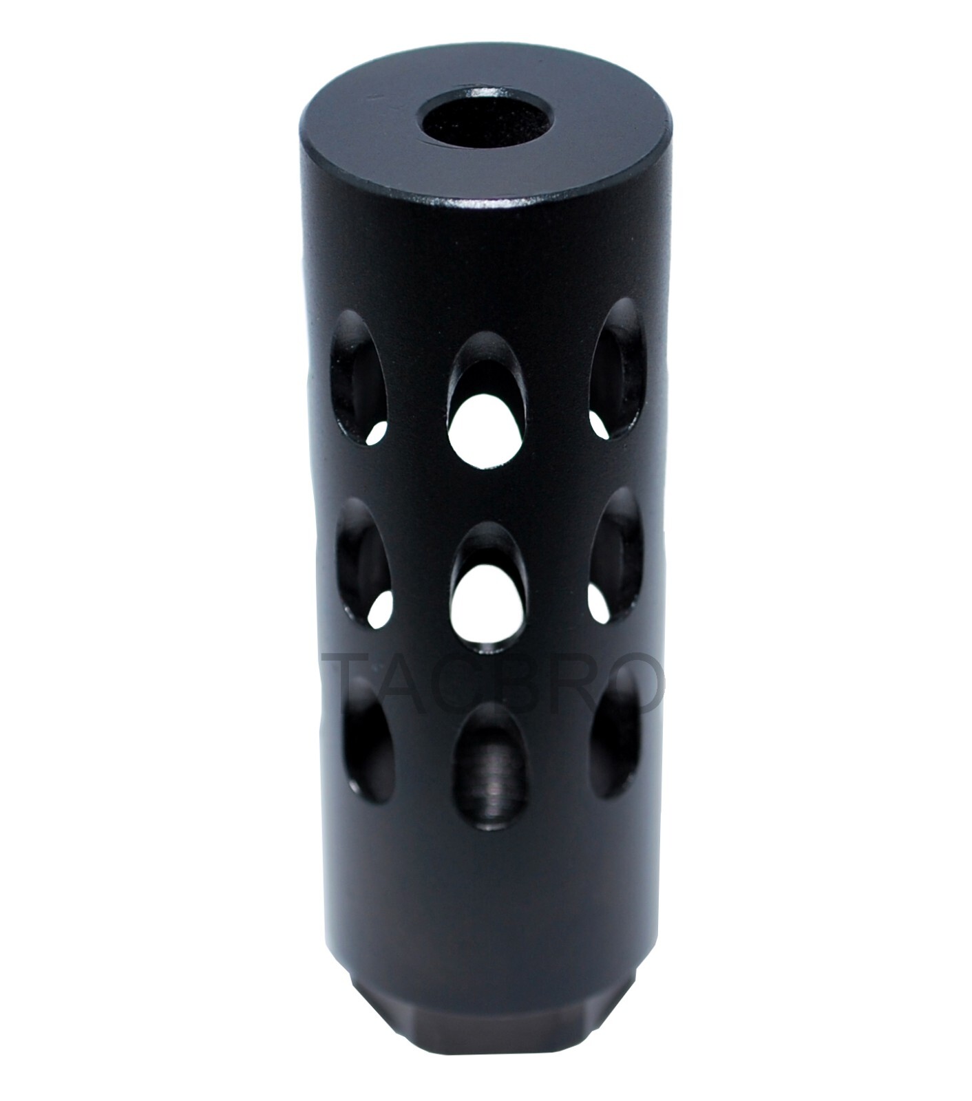 Black Anodized Aluminum 1/2x28 Muzzle Brake 223 .223