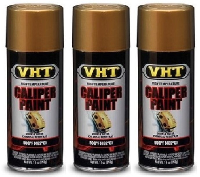 VHT SP730 CLEAR Brake Caliper Paint, Calipers, Drums, Rotors Paint (3 Cans)