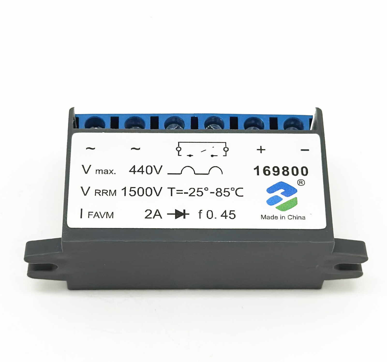 Replace 169800 rectifier module VMAX 440V VRRM 1500V IFAVM 2A f0.45