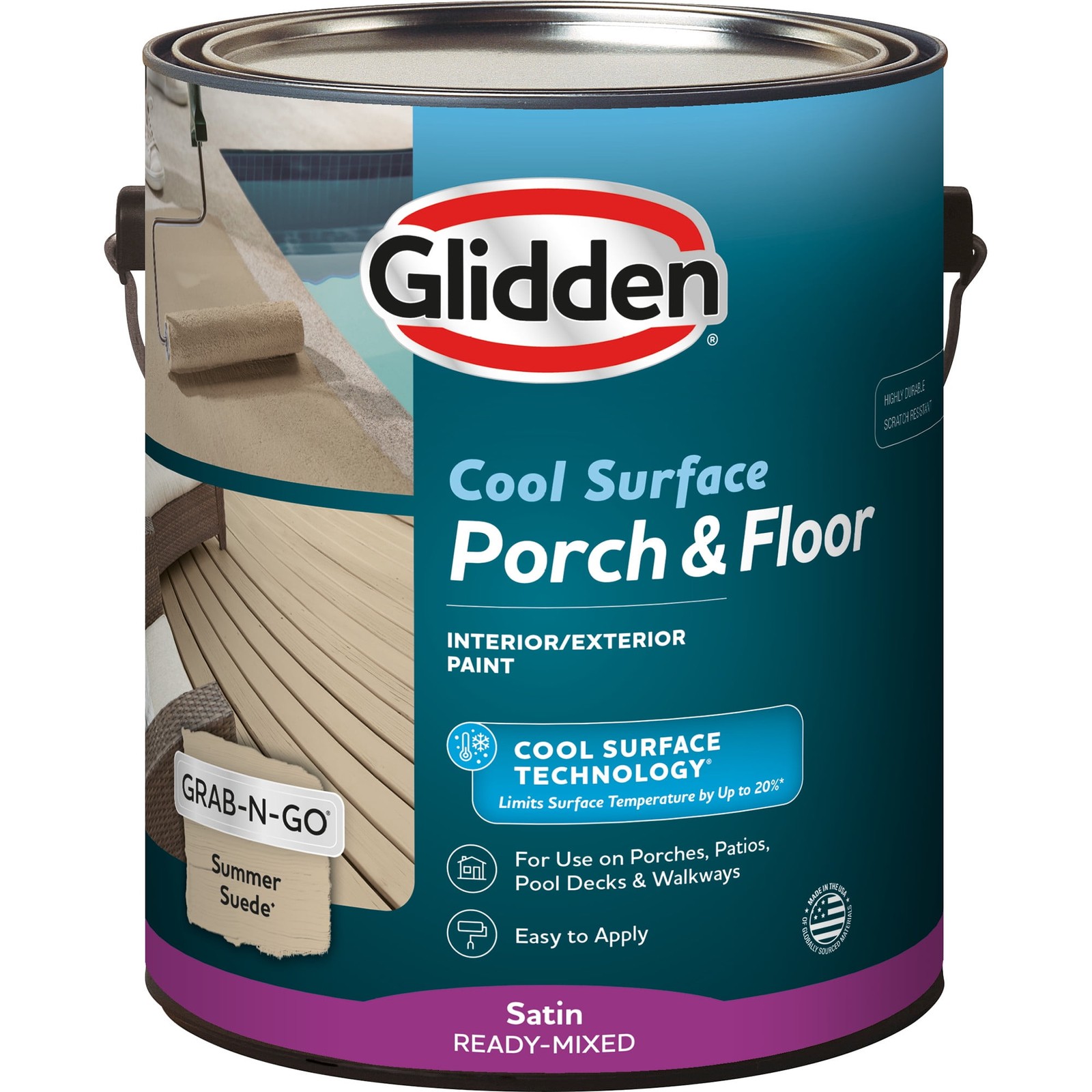 Glidden Glidden Porch and Floor with Cool Surface Technology Satin