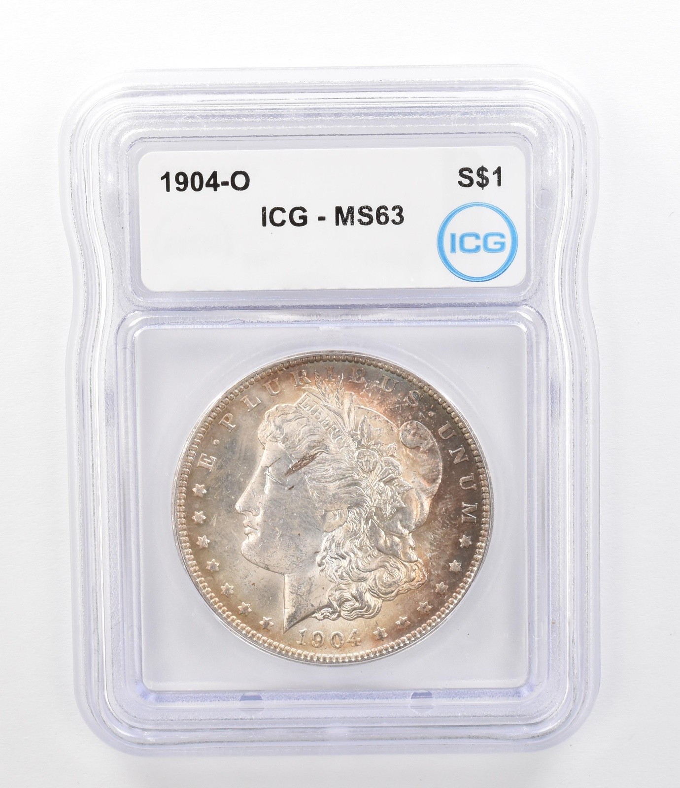 1904-O Morgan Silver Dollar MS63 ICG Beautiful Tone *9775
