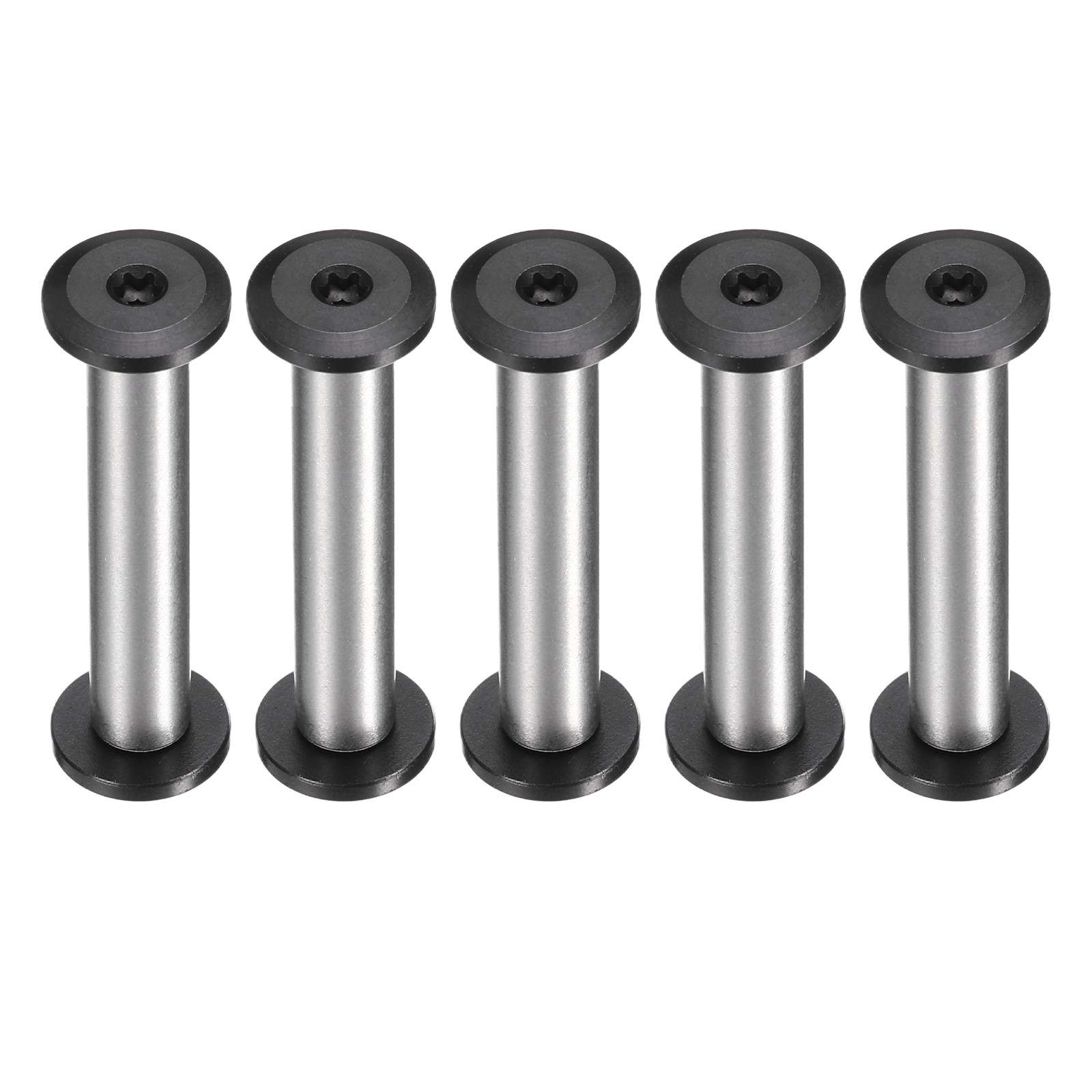 5Pcs, Knife Handle Screws 5x30mm Torx Sink Head Metal Pocket Knife Pivot Pin