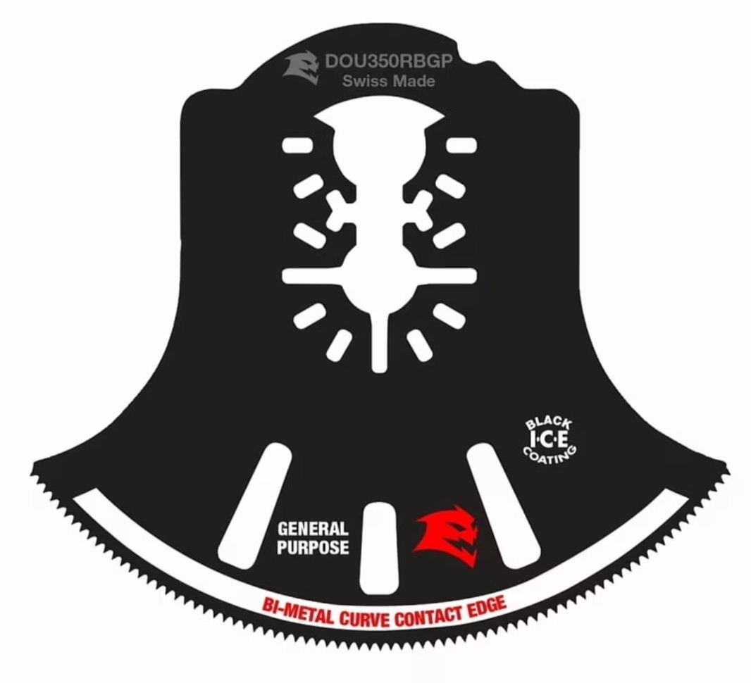 3-1/2 in. Universal Fit Bi-Metal Oscillating Blade for General Purpose Cuts