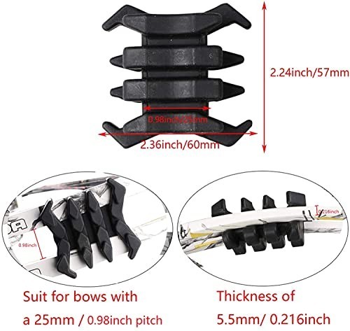 Vibration Damper Dampener Silencers for Split Limb Compound Bow Limbs Silencer
