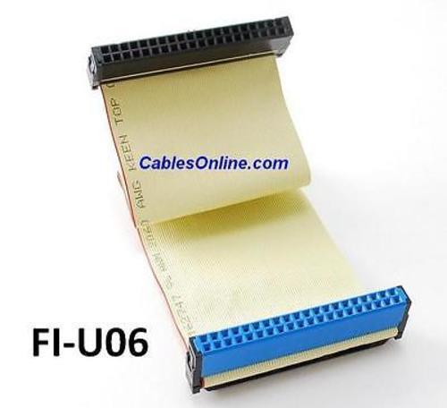 6 inch 40-Pin 80-Conductor  IDE Ultra DMA Cable, FI-U06