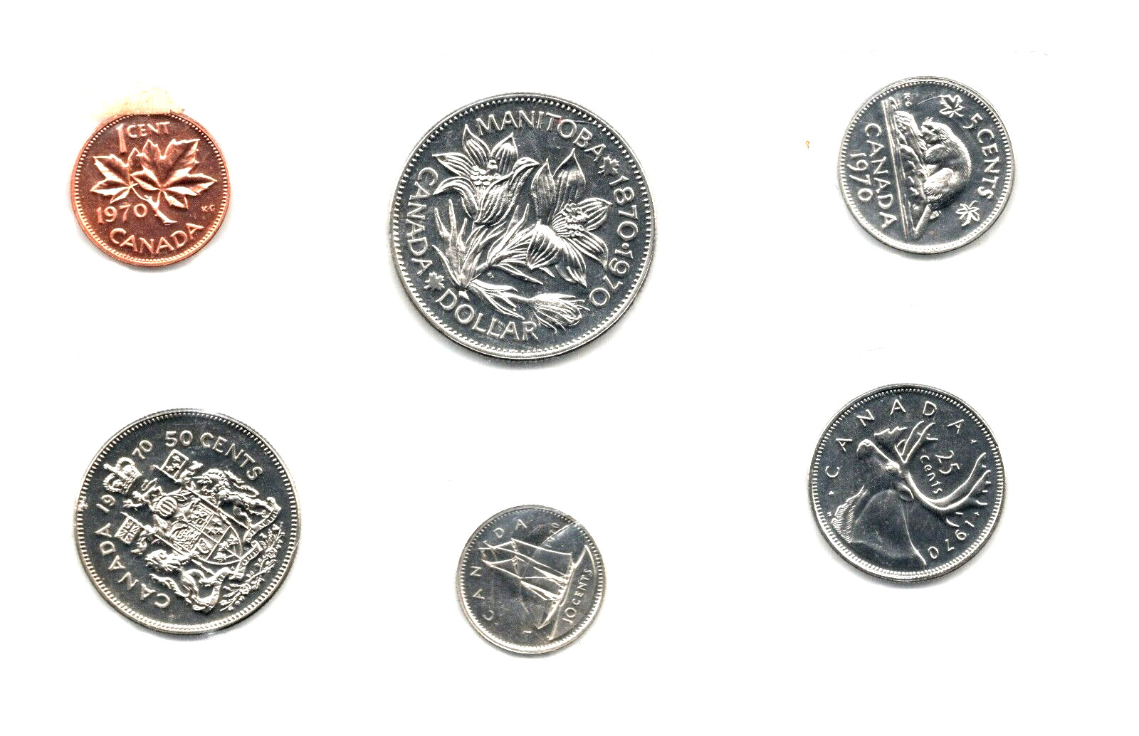 1970 Canada Six Coin Mint Set