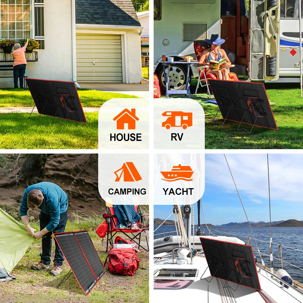 Carbon Steel Solar Panel Stand Mounting Bracket Quick Adjustment Holder Foldable
