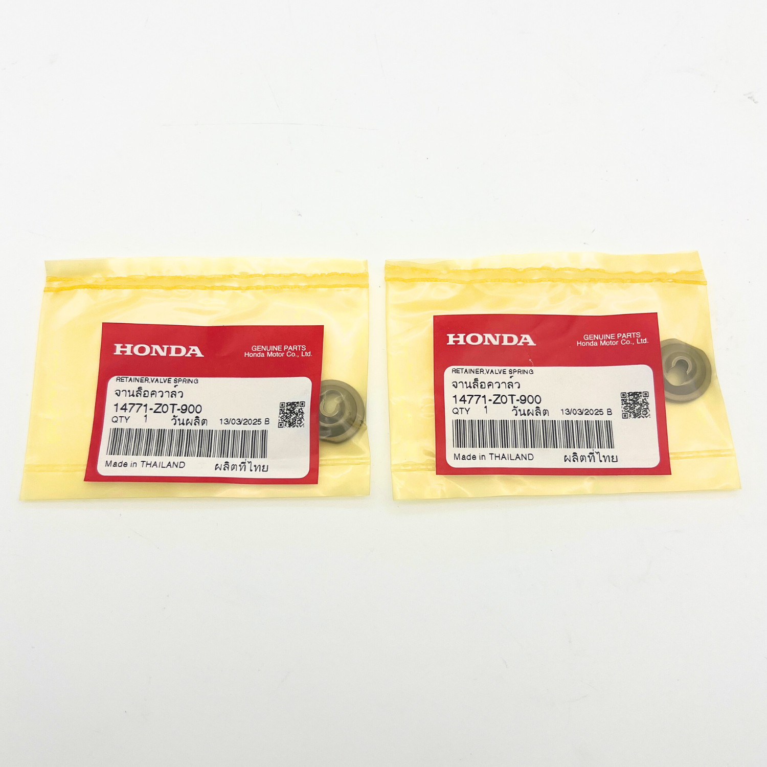 2PK Genuine HONDA 14771-Z0T-900 Valve Spring Retainer GX120 GX160 GXV160