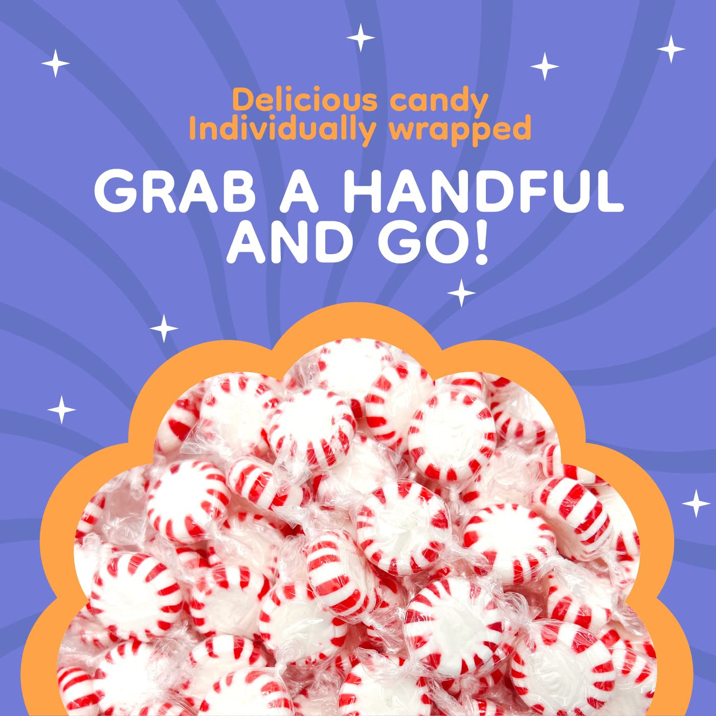 Starlight Peppermint Mints | 2 Pound Bag - Approx. 150 Count | Old Fashioned Har