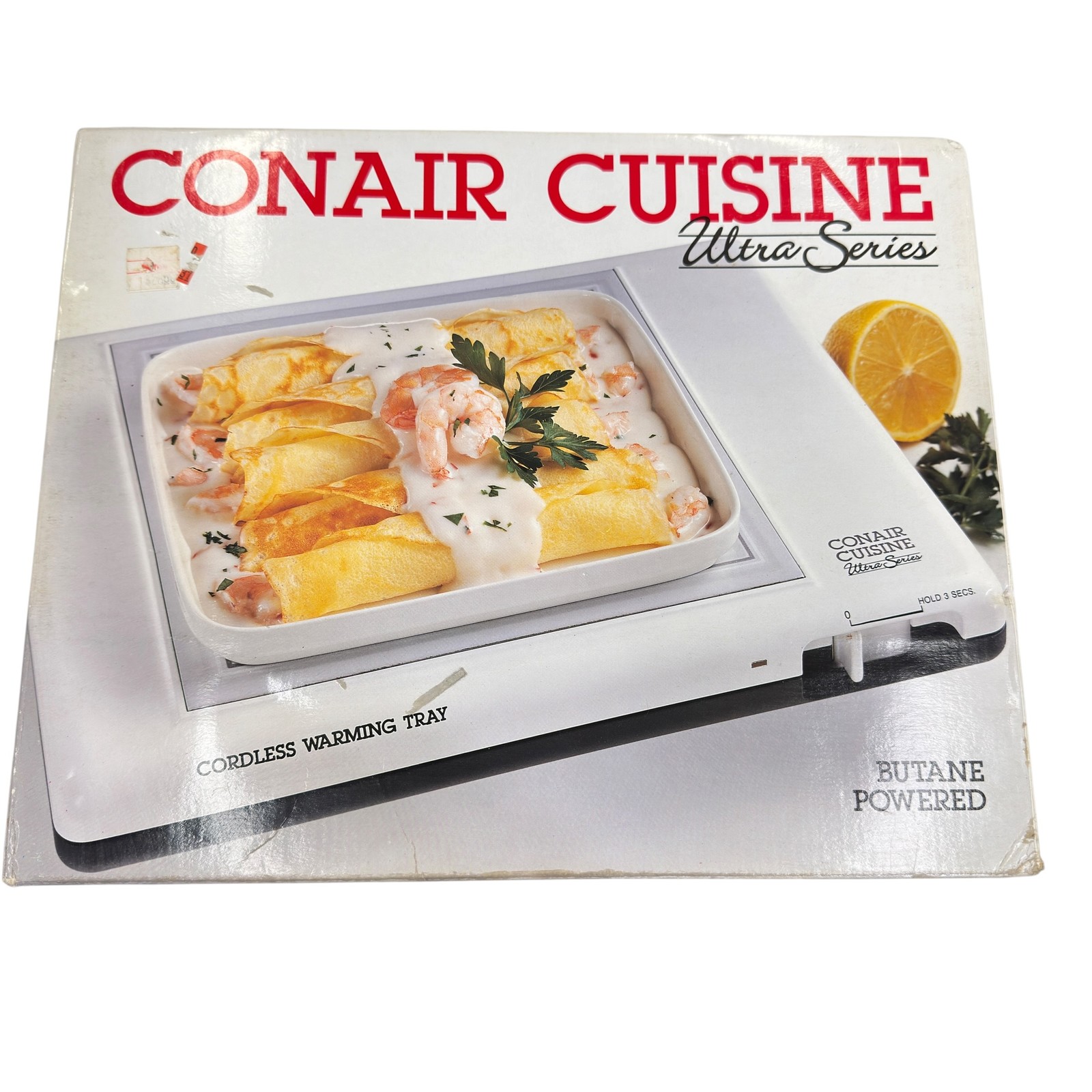 Conair Cuisine Ultra Series Cordless Butane Powered Warming Tray CWT200 NIB