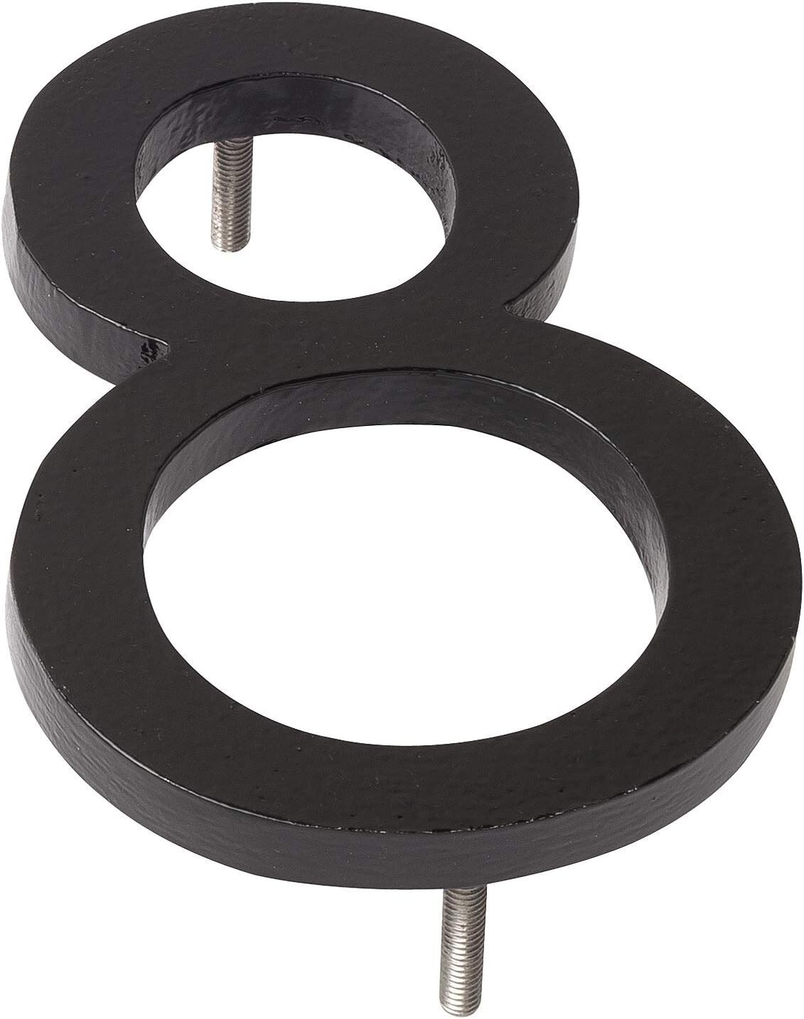 Montague Metal MHN-10-F-BK1-8 Aluminum Modern Floating House Number 10" Black