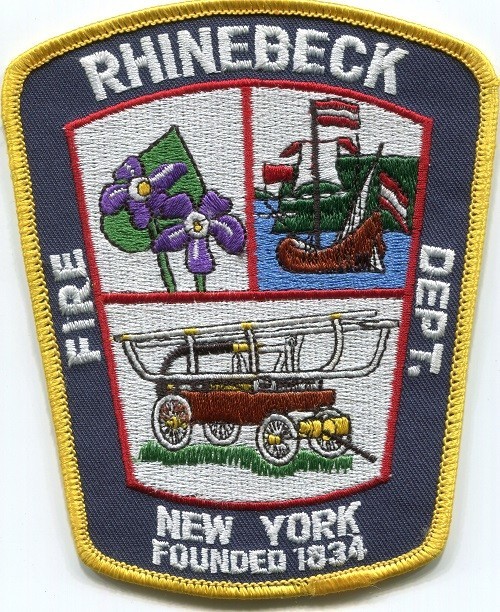 NEW YORK - Rhinebeck Fire Dept.  [ Shoulder Patch ]