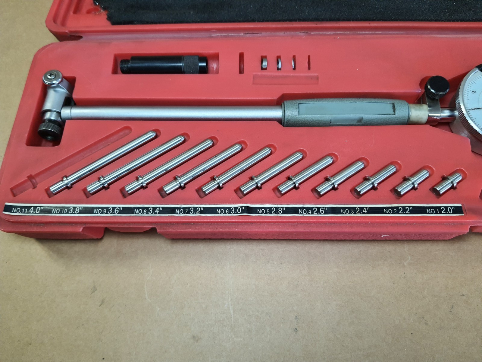 Dial Bore Gauge (2" - 5.8" Range) Equipped w/ PhaseII Indicator
