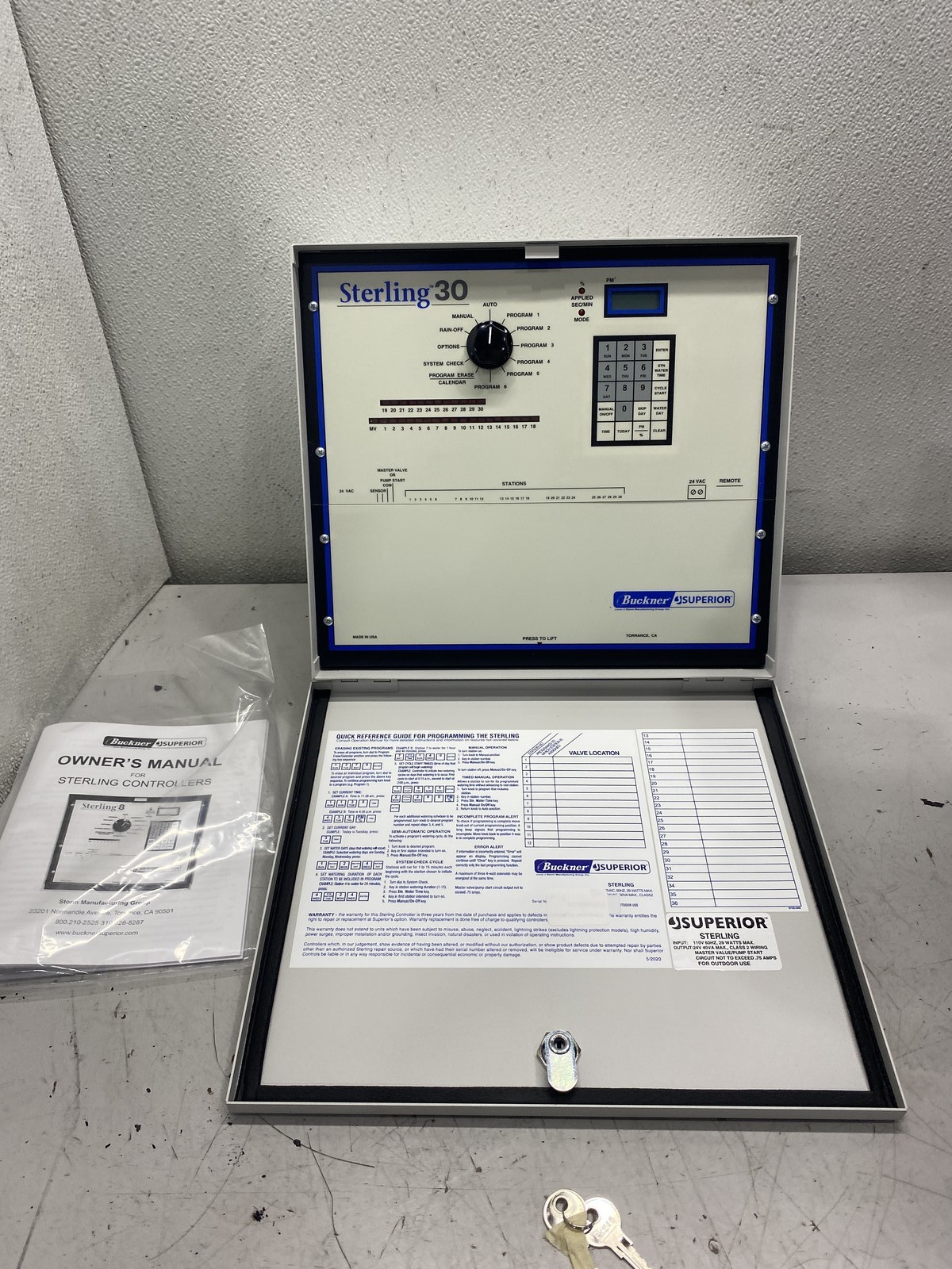 Superior Controls Sterling Irrigation and Sprinkling System Controller Model 30