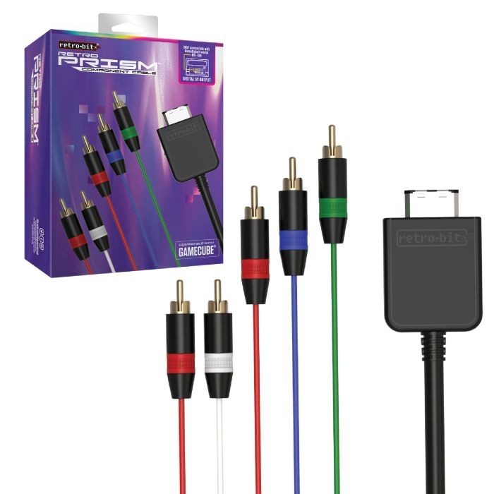 Retro-Bit Prism Component Cable GameCube DOL-001 HD Component YPbPr NEW