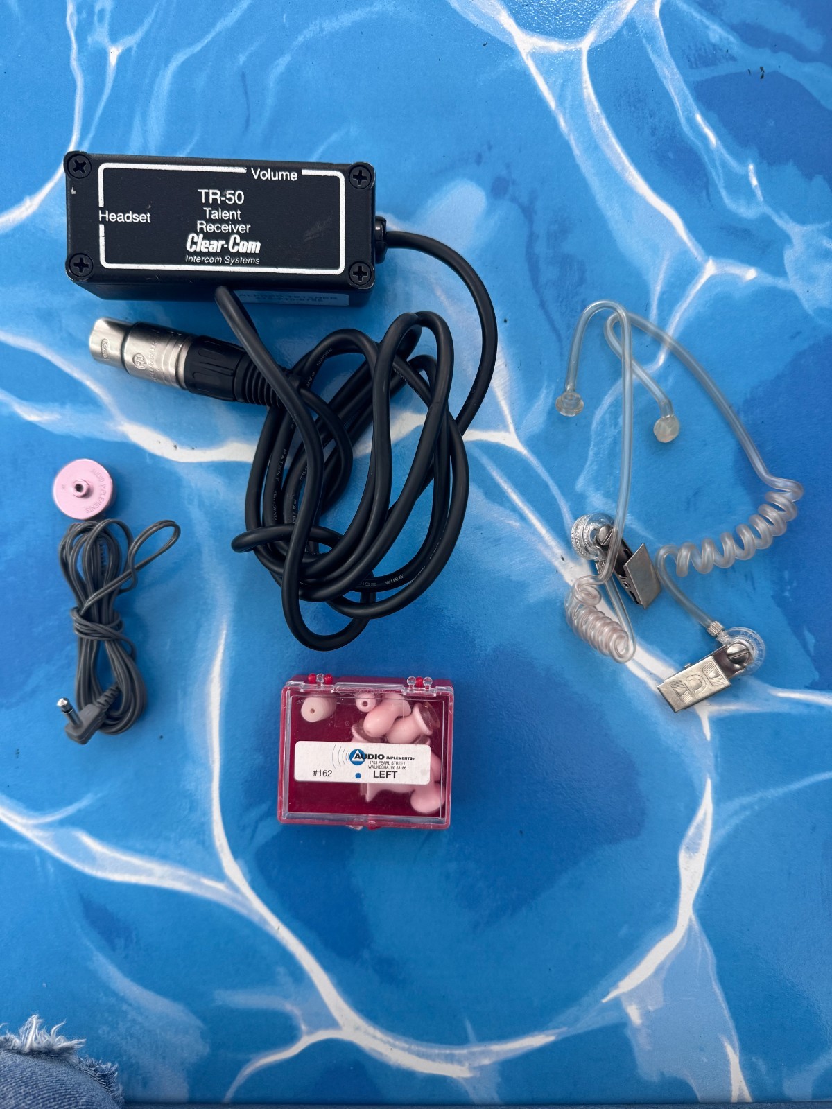 Clearcom IFB TR50 with Audio Implements Earpieces