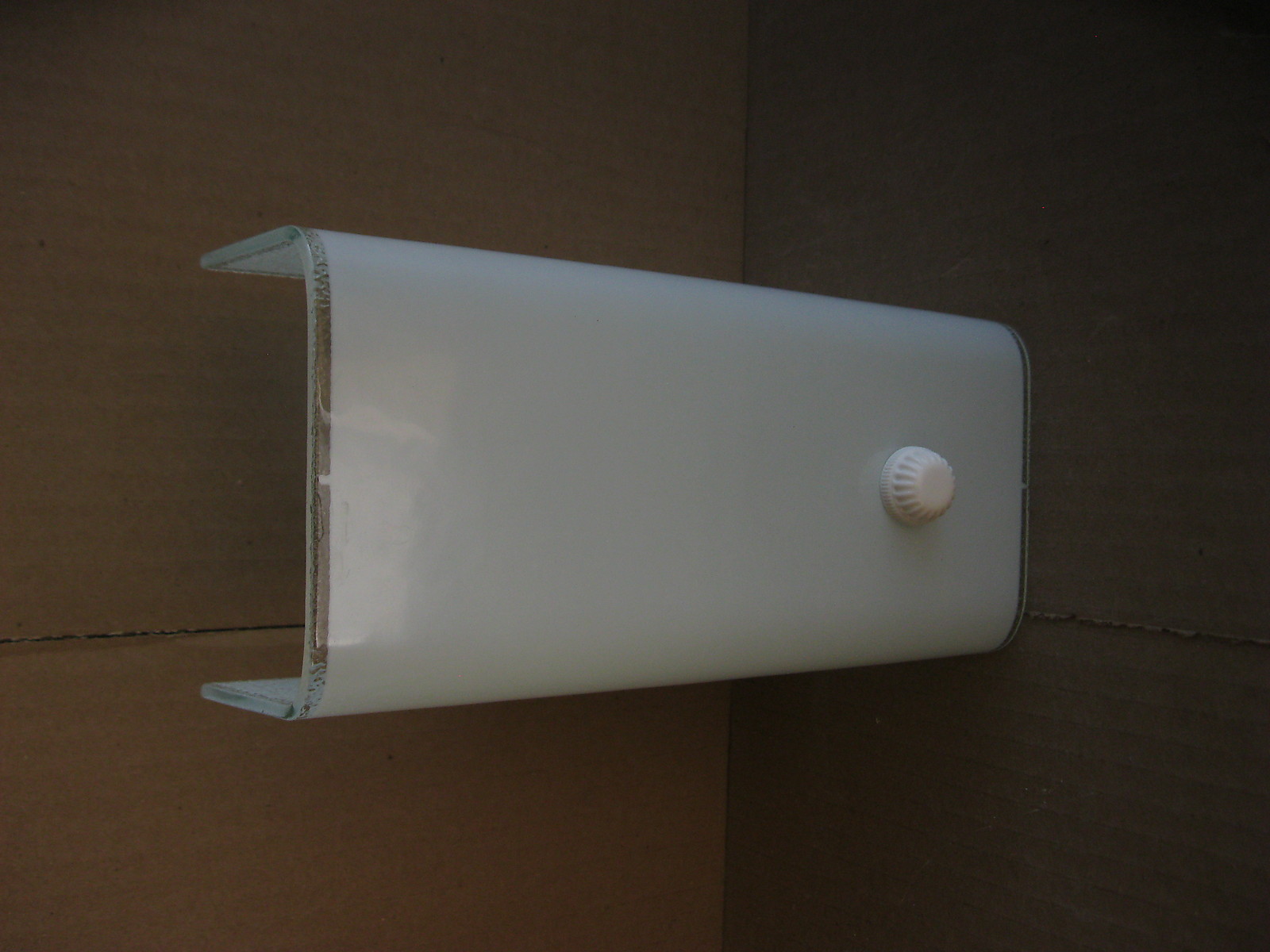 Sea Gull Lighting 4449-15 Bent Glass 1 Light Wall Sconce White Smooth Ceramic