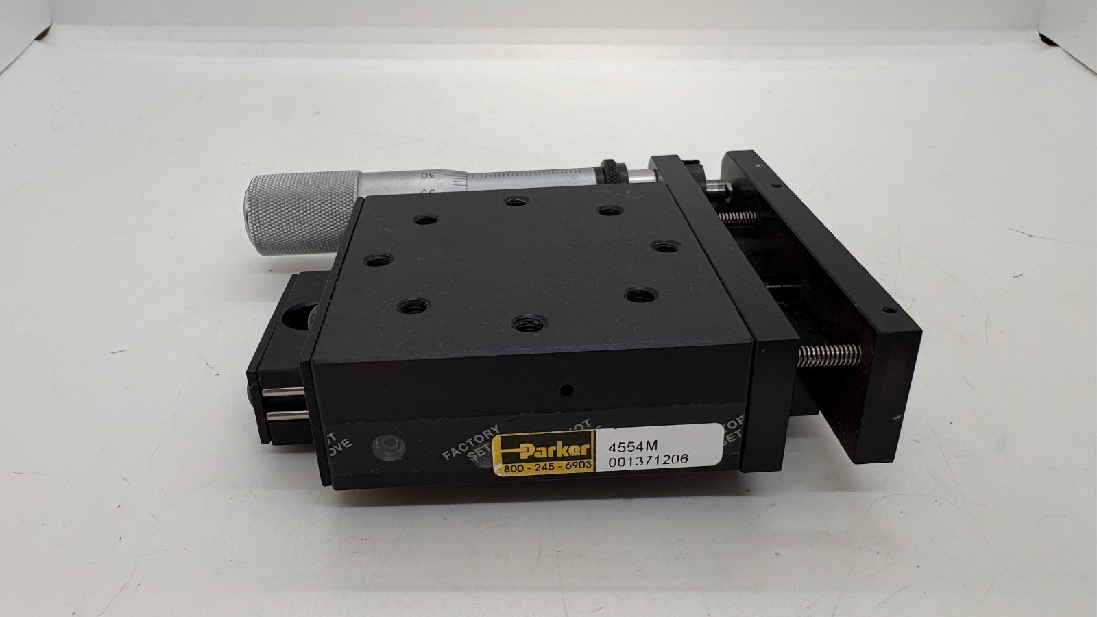 4554M Parker Linear Positioning Stage 1" Travel Micrometer Ball Bearing 4000