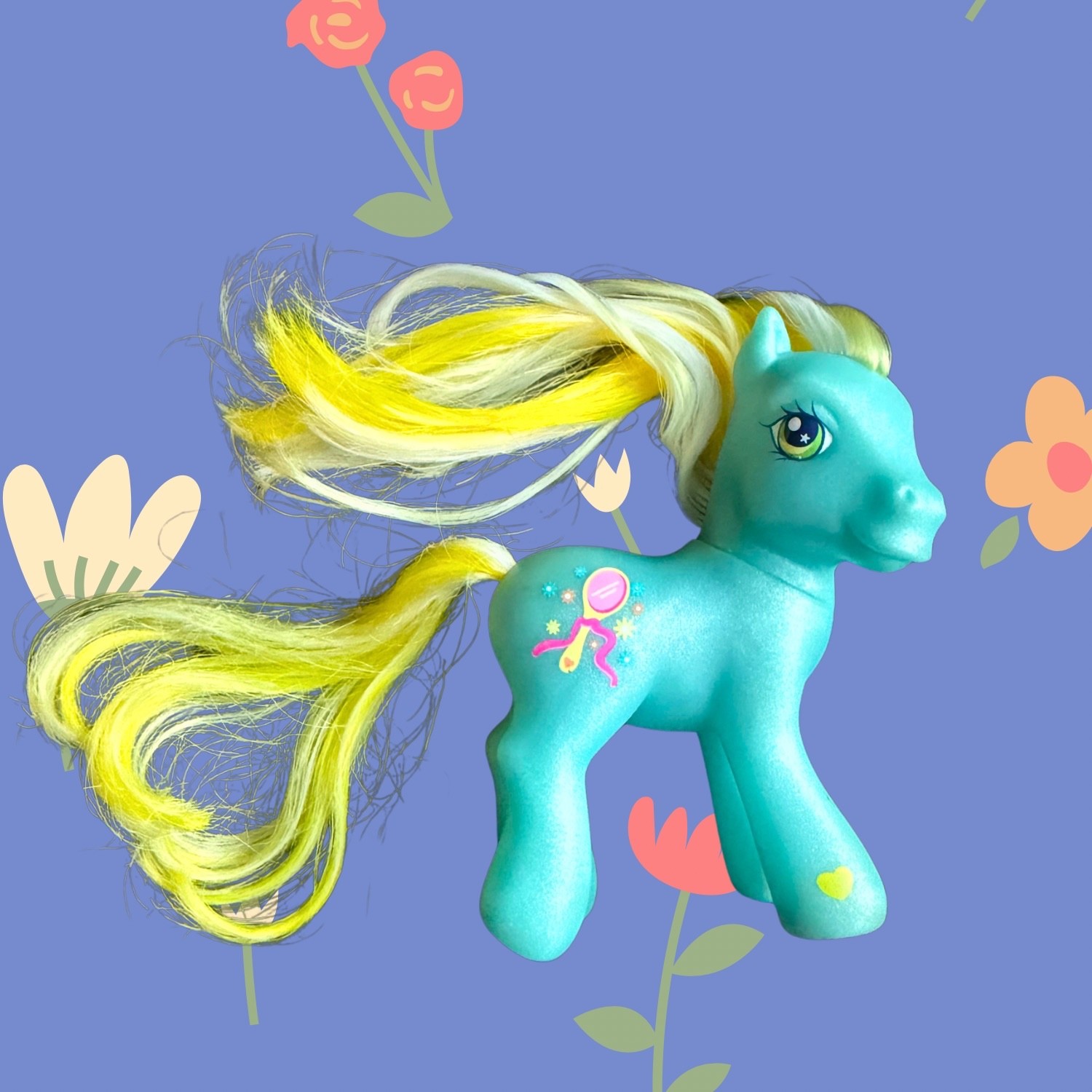 Vintage Goodie Goodie My Little Pony, G3, 2004, Hasbro, Blue Pony, Yellow Hair