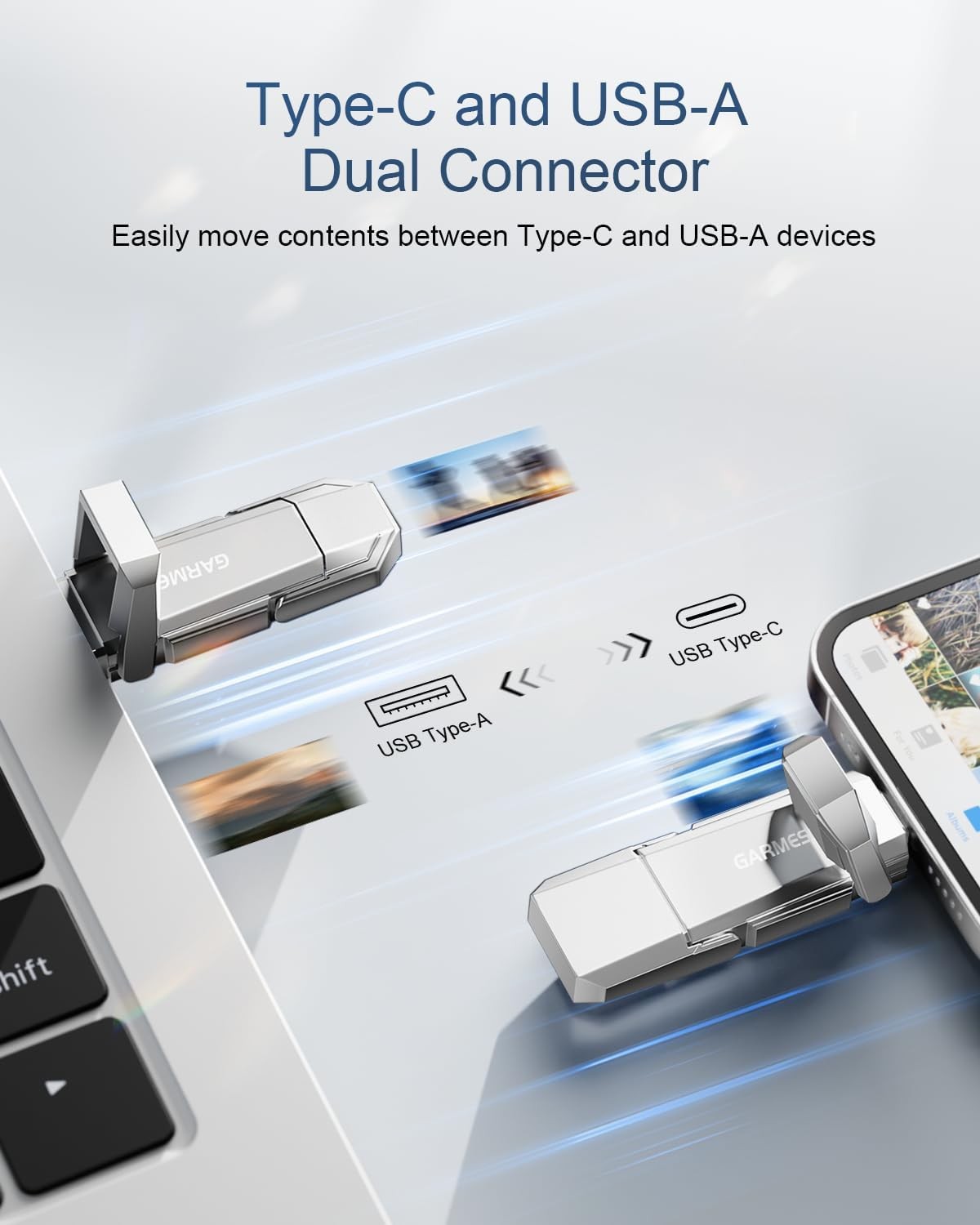 64GB USB C SSD-Grade Flash Drive USB 3.2