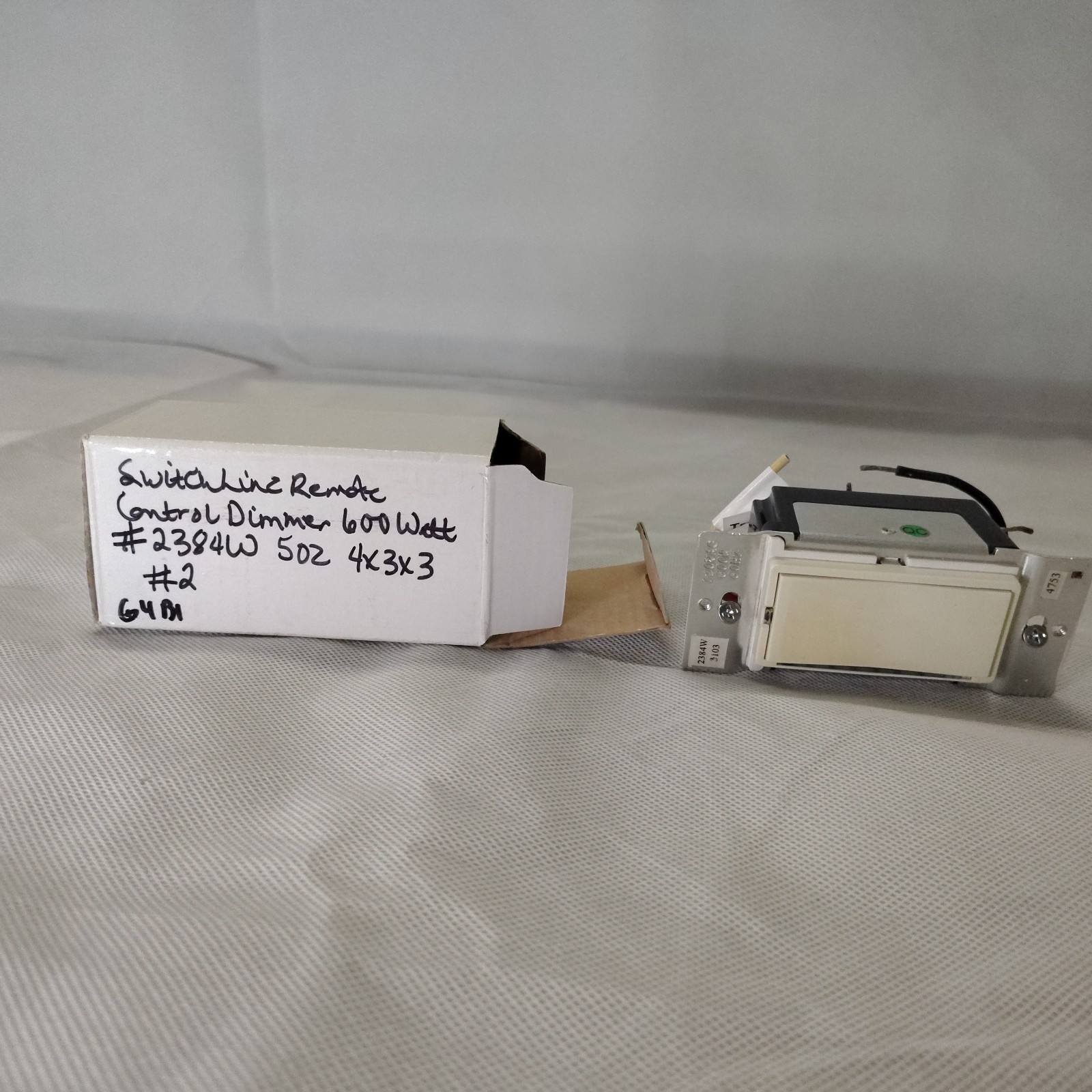 SwitchLinc 600W Remote Control Dimmer Wall Switch 2384W White Tested #2-7, #9