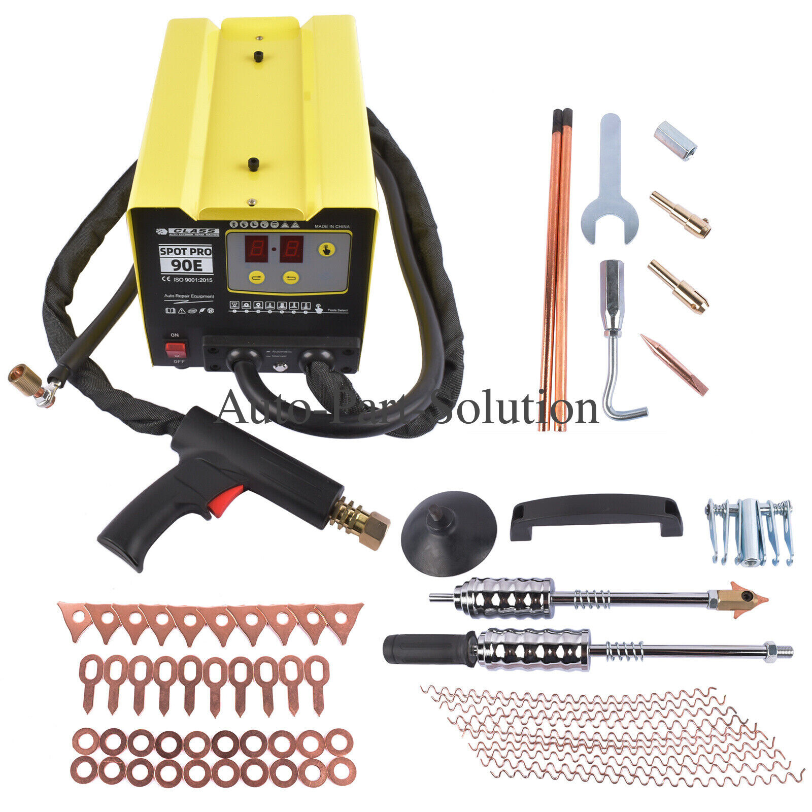 Vehicle Panel Spot Stud Welder Dent Puller 3KW 3500A Car Body Dent Repair Kit