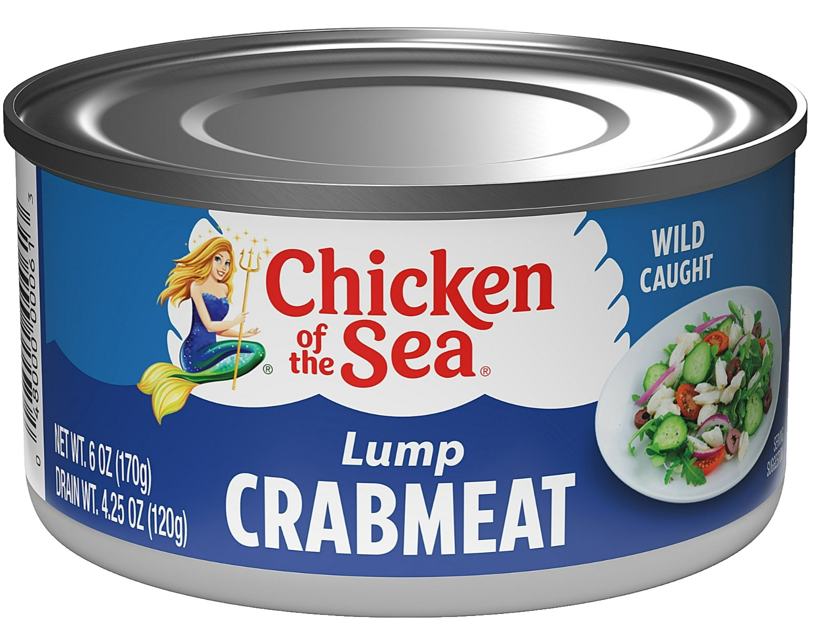 Chicken of the Sea Wild Caught Lump Crabmeat – 6 oz – Sweet, Delicate