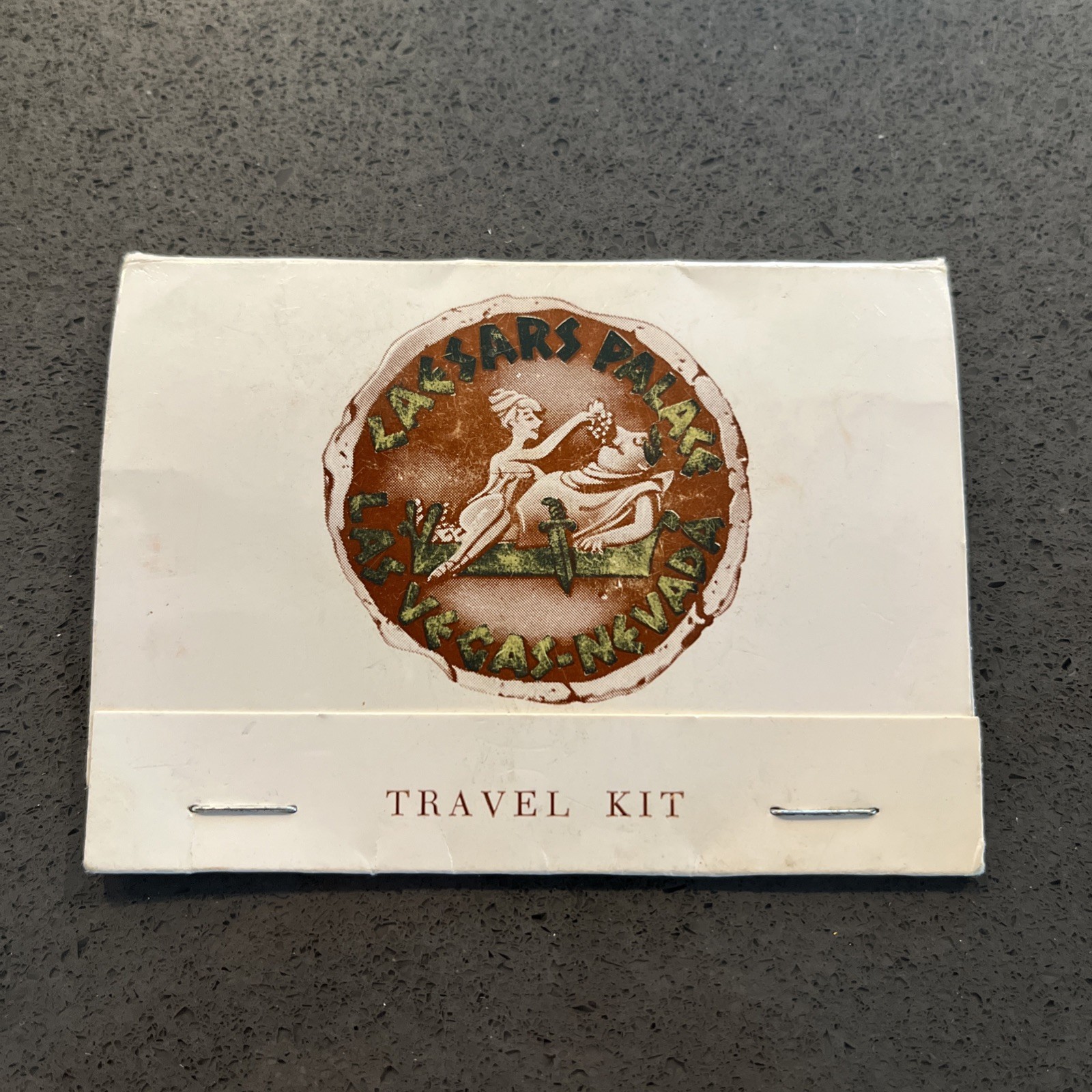 Caesars Palace Vintage Travel Sewing Kit Hotel Casino Las Vegas NV