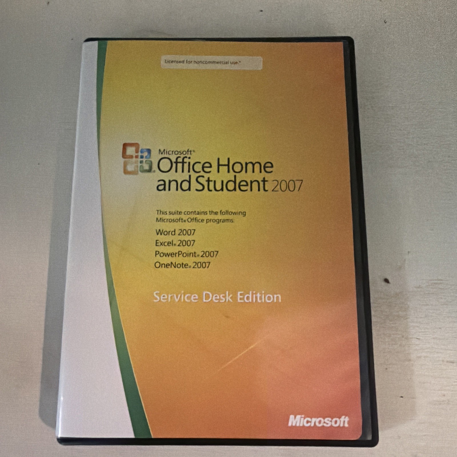 Microsoft Office Home and Student 2007 Service Desk Edition w/ Product Key & CD